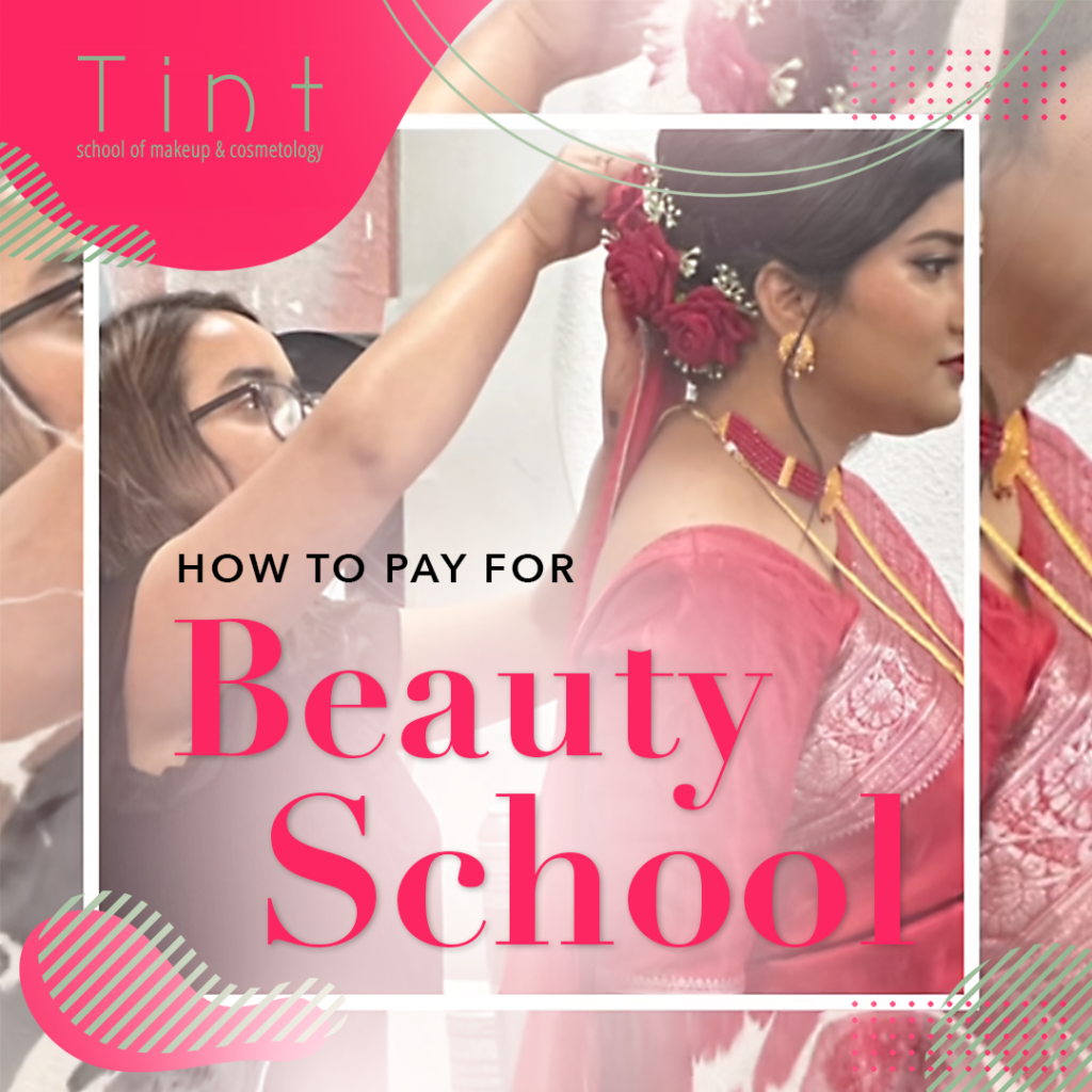 beauty school students