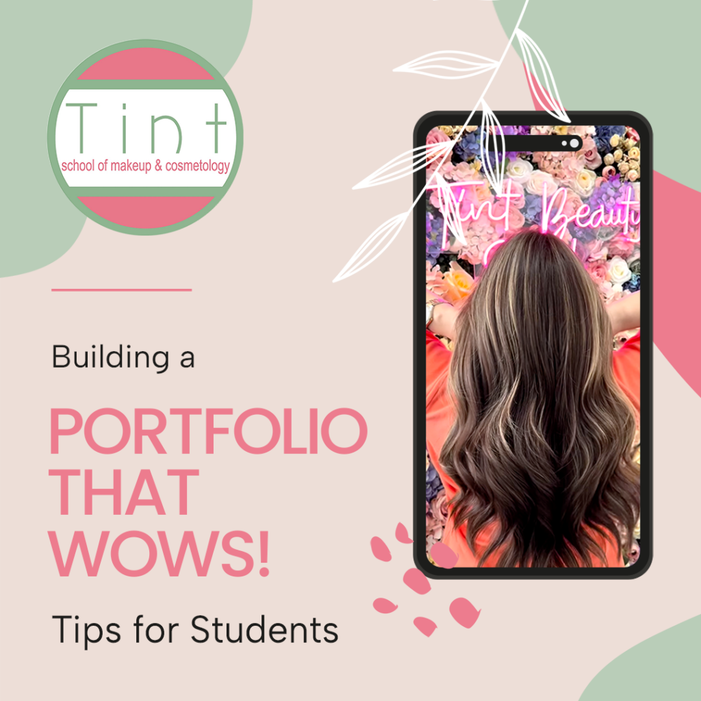 beauty school student